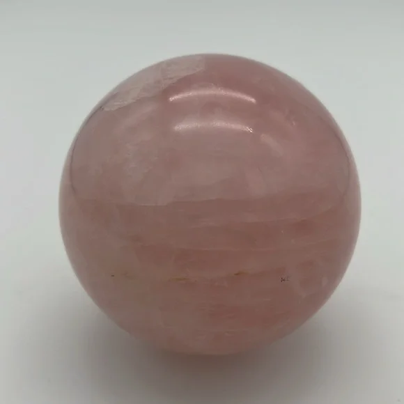 Rose Quartz Pink Sphere - ~ 2.25 lbs - Picture 6 of 10